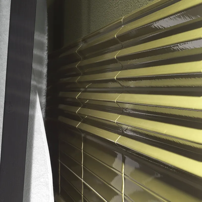 Abacus Flat Olive -  Rivestimento Colorato Effetto KitKat 7,5x30 - Image 3