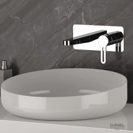 Apollo - Miscelatore Monocomando a incasso per lavabo su piastra rettangolare - Image 4