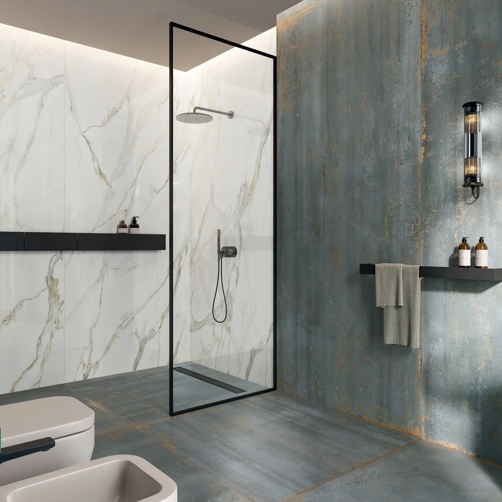 Calacatta Elegance Lux - Gres Porcellanato Effetto Marmo lucido 60x120