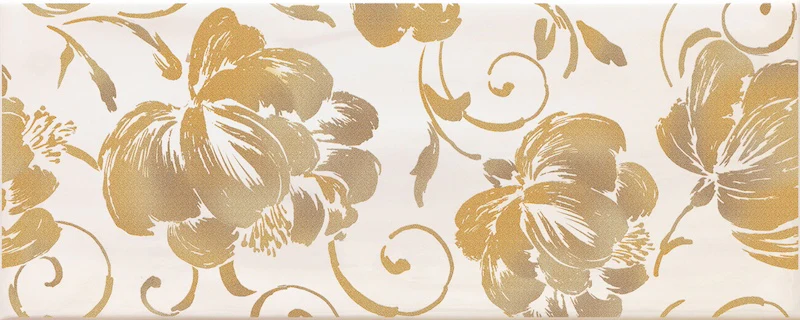 Caribe Flores Ivory - Rivestimento Decorato Floreale 20x50 - Image 3