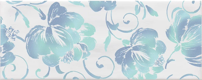 Caribe Flores White - Rivestimento Decorato Floreale 20x50 - Image 3