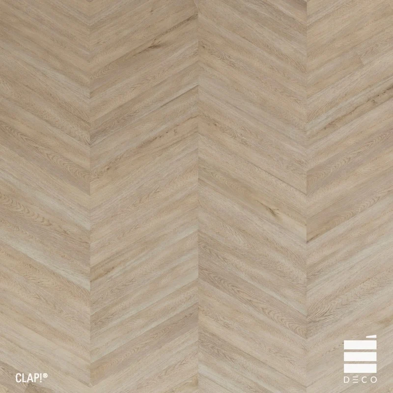Clap! 3D di Deco Eureka spina Ungherese - Pavimenti ad incastro effetto legno