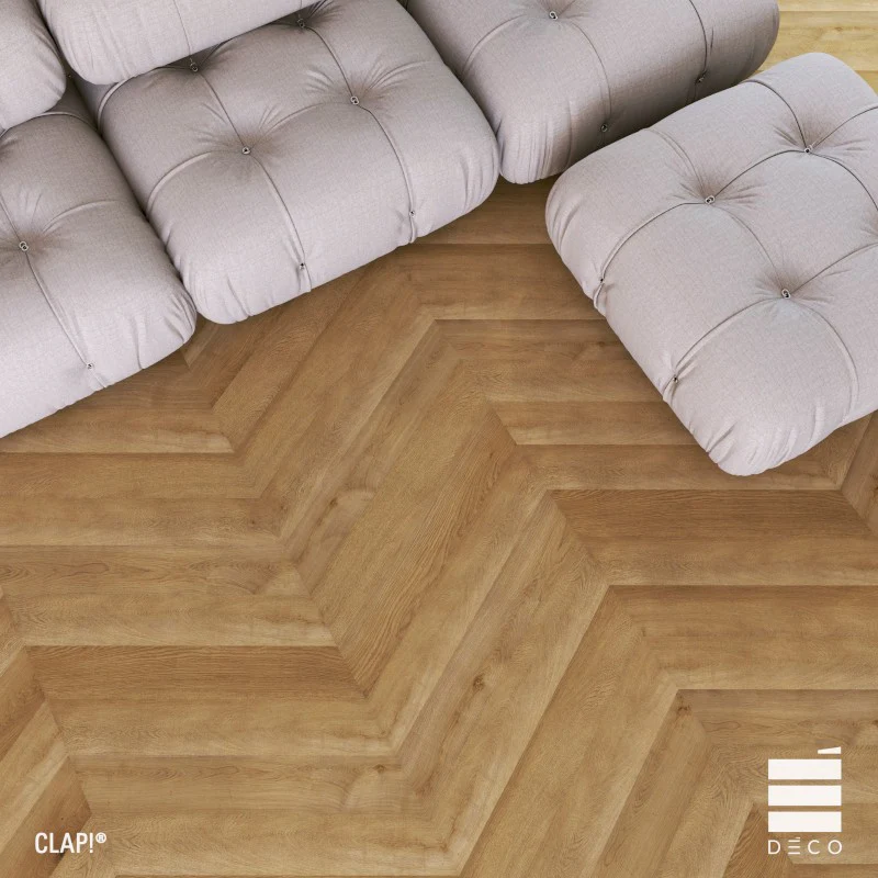 Clap! 3D di Deco Takla spina Ungherese - Pavimenti ad incastro effetto legno