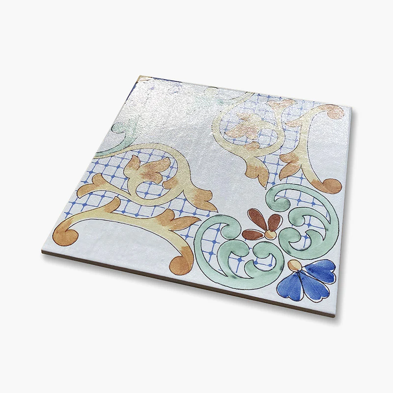 Palinuro Decoro Camerota Antiscivolo R11 - Gres Porcellanato Effetto Maiolica Decorato 34x34 - Image 3