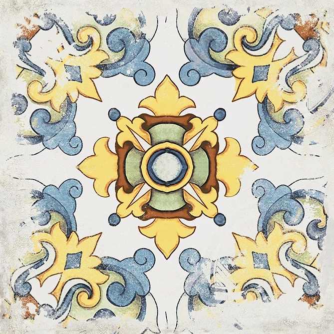 Cotti d'Italia Decoro Vietri - Gres Effetto Cementine Anticate 34x34 - Image 6