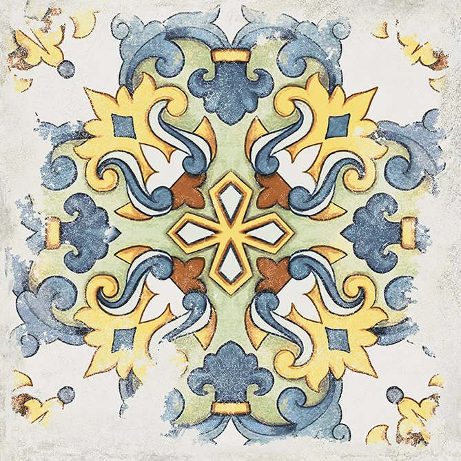 Cotti d'Italia Decoro Vietri - Gres Effetto Cementine Anticate 34x34 - Image 8