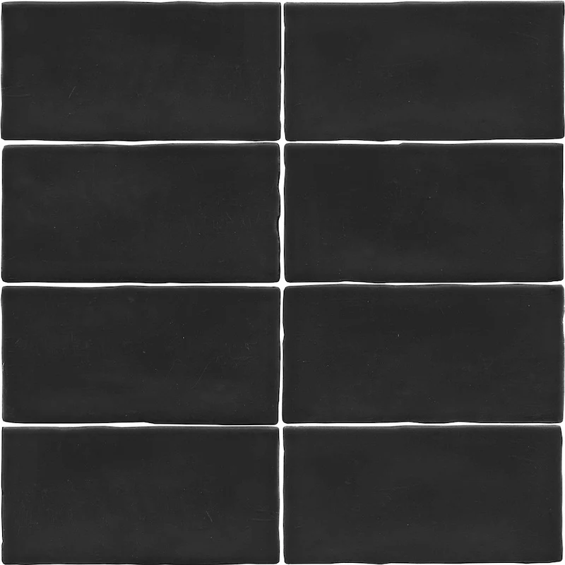 Crayon Black 6.5x13 Matt - Rivestimento Mattoncino Tinta Unita Opaca - Image 2