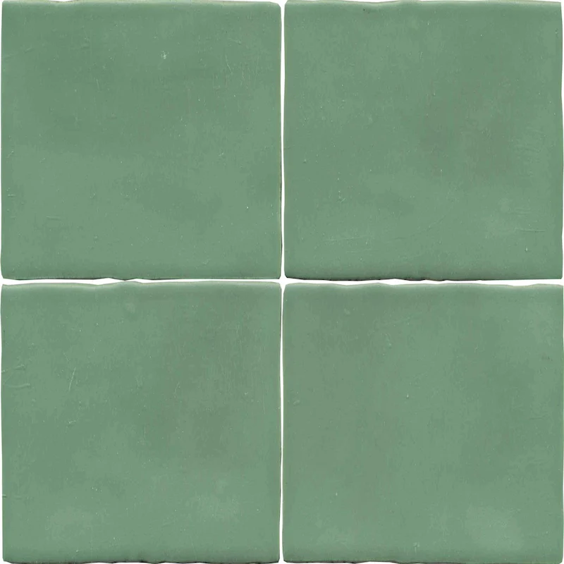 Crayon Spring Green 13x13 Matt - Rivestimento Vintage Tinta Unita Opaca - Image 3