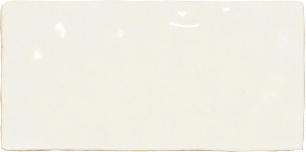 Crayon White 6.5x13 Glossy - Rivestimento Mattoncino Tinta Unita Lucida - Image 2