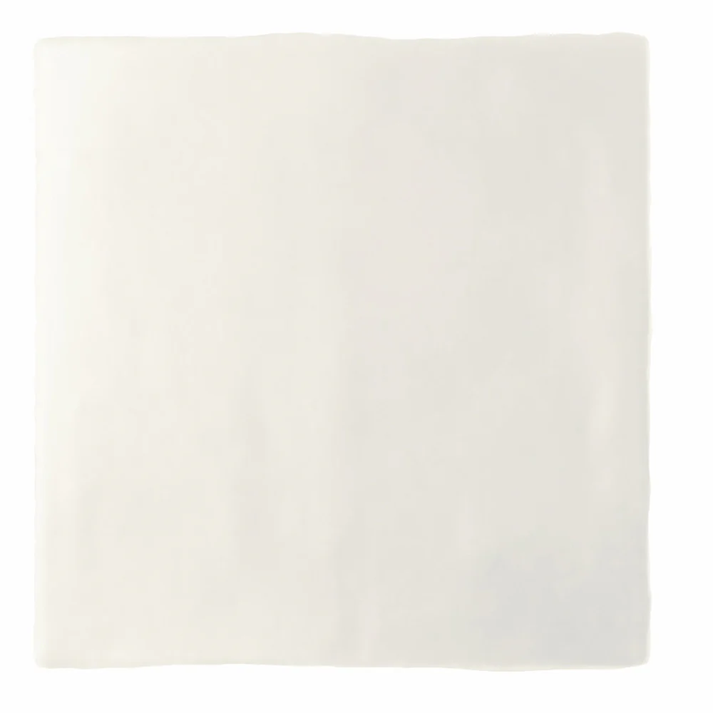 Crayon White 13x13 Matt - Rivestimento Vintage Tinta Unita Opaca