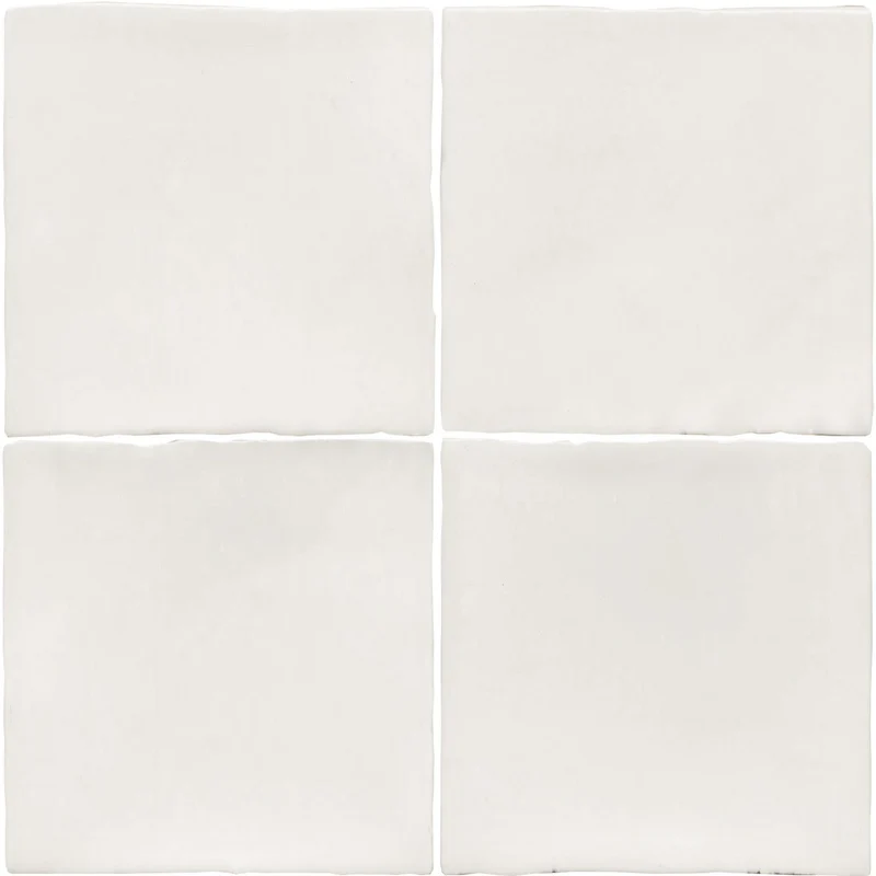 Crayon White 13x13 Matt - Rivestimento Vintage Tinta Unita Opaca - Image 2
