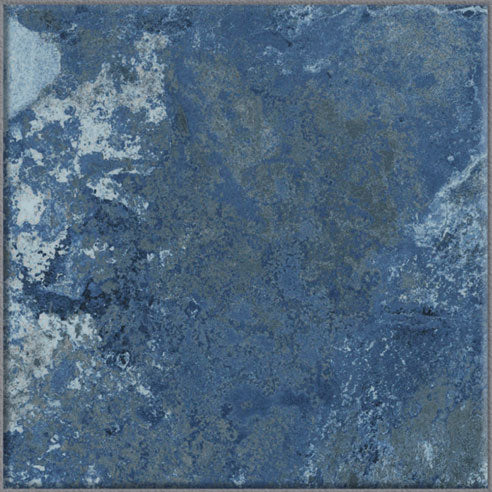 Crystal Blue Antiscivolo R11 - Gres Effetto Pietra Lucido per Esterni 15x15 - Image 8