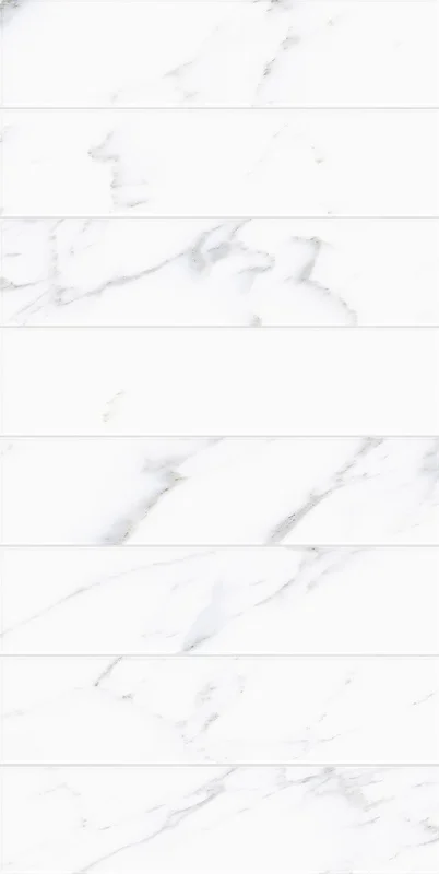 Dama Brick Bianco Carrara - Gres Mattoncino Effetto Marmo 6x25 - Image 3