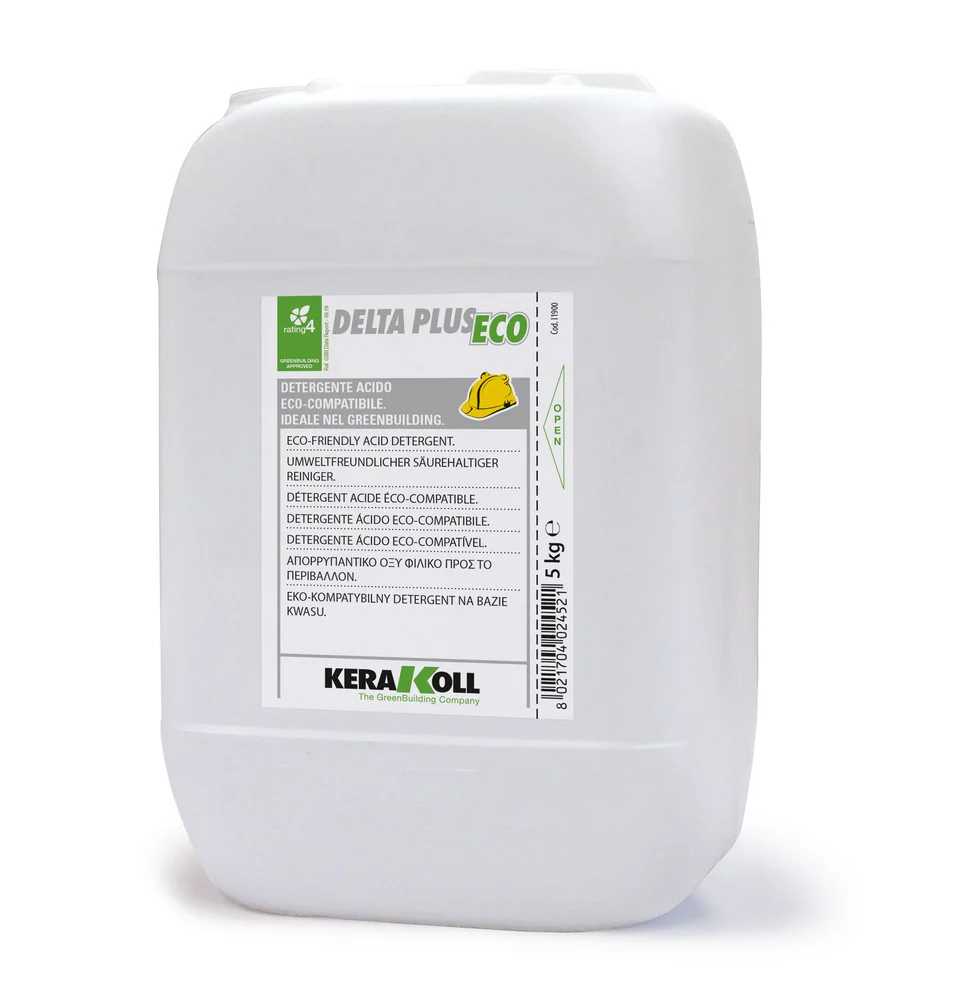 Delta Plus Eco di Kerakoll - Detergente acido per pulizia post posa