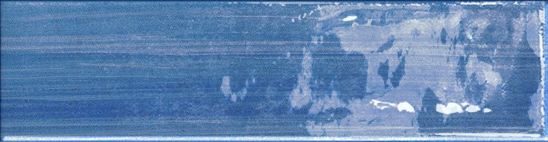 Dolcevita Brick Blu - Rivestimento Tinta Unita Blu Lucido 6x25