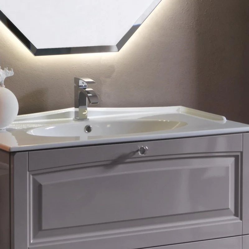 Dorian - Composizione Mobile Bagno Classico con Ante a Telaio - Image 2