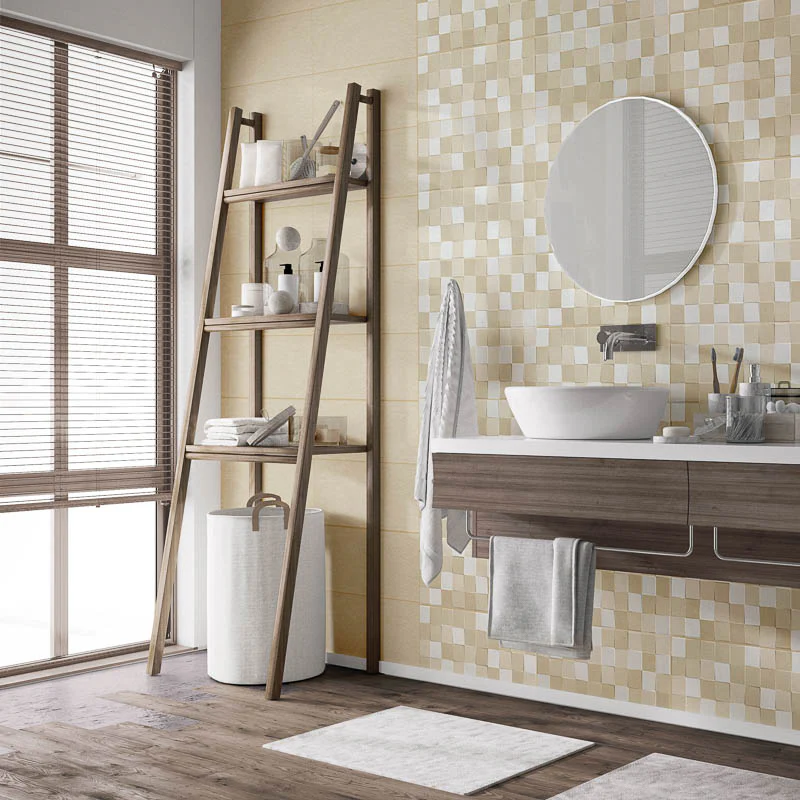 Easy Mosaico Beige - Rivestimento Effetto Mosaico a Rilievo 20x50
