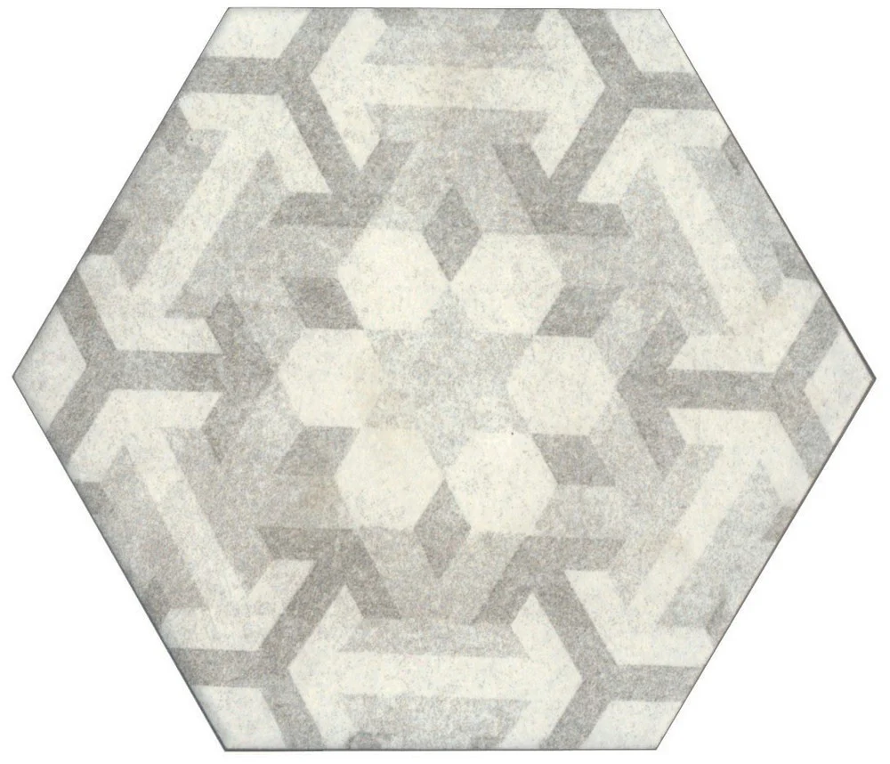 Esagone Cementi Decoro Misto 900 Ice- Gres Porcellanato Effetto Cemento Esagonale 15x17 - Image 4