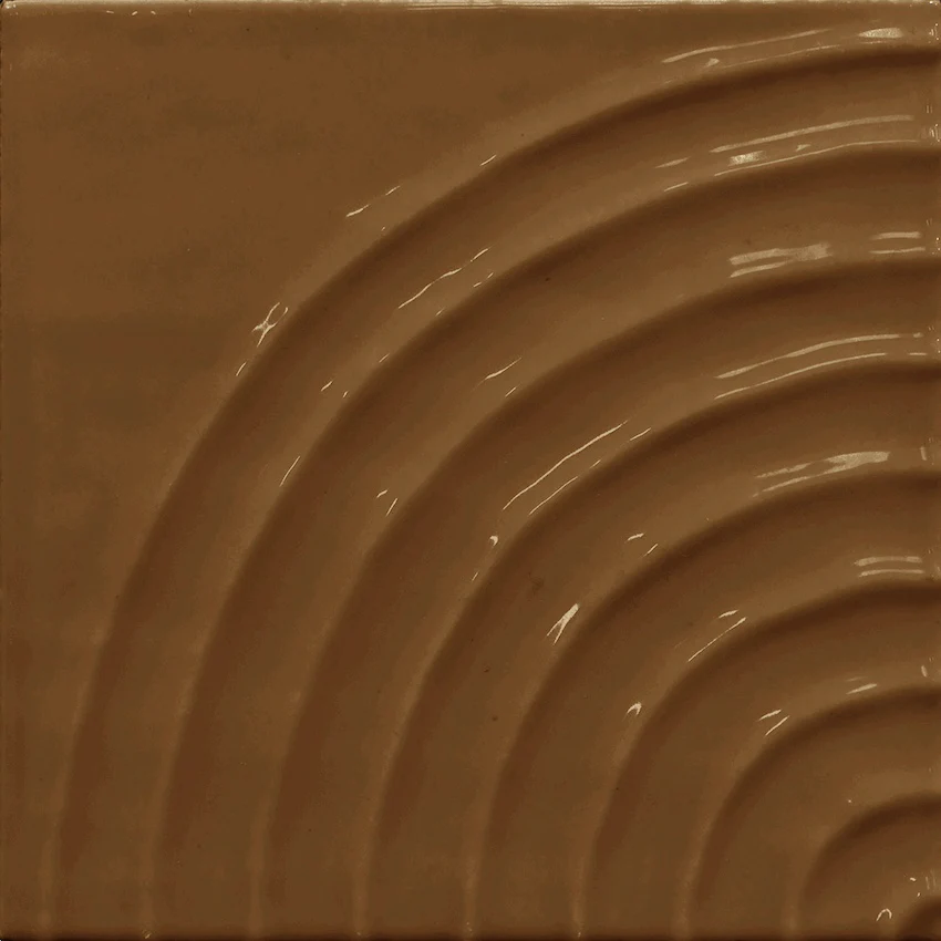 Flow Choco Reel Glossy - Rivestimento Tinta Unita Lucida a Rilievo