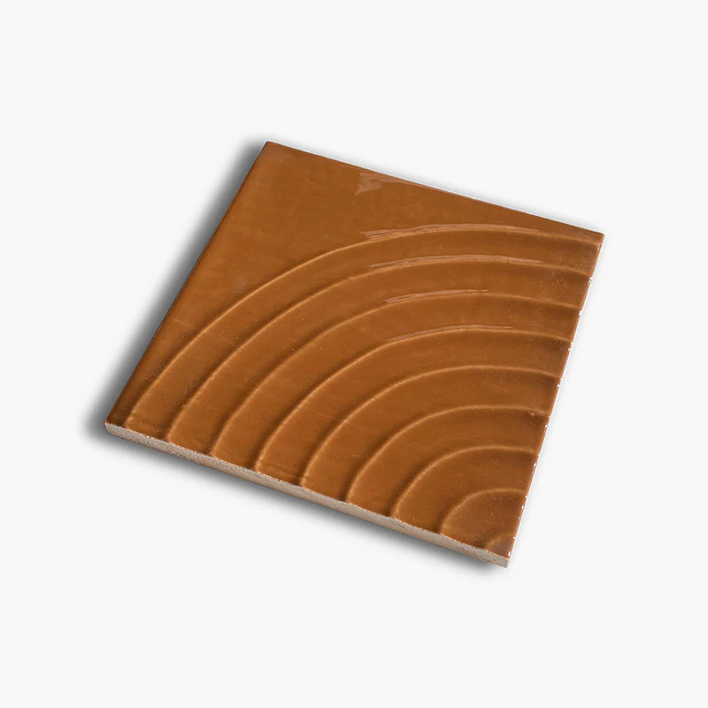 Flow Choco Reel Glossy - Rivestimento Tinta Unita Lucida a Rilievo - Image 2