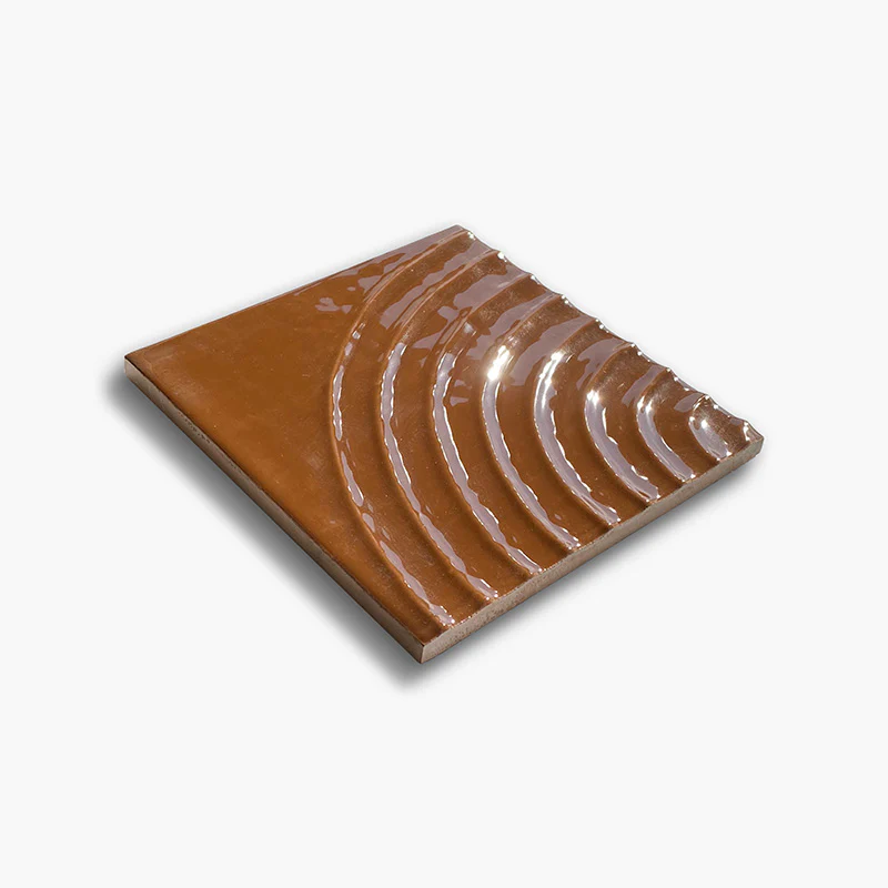 Flow Choco Reel Glossy - Rivestimento Tinta Unita Lucida a Rilievo - Image 3