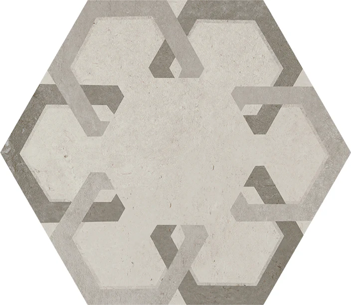 Domus Esagonale Decori - Gres Porcellanato Effetto Cementina Esagonale 40x35 Naturale - Image 10