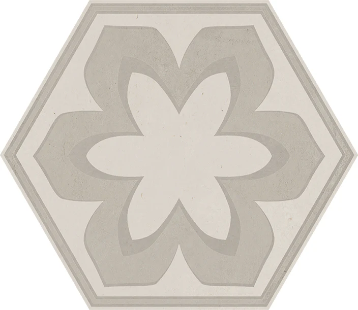 Domus Esagonale Decori - Gres Porcellanato Effetto Cementina Esagonale 40x35 Naturale - Image 3