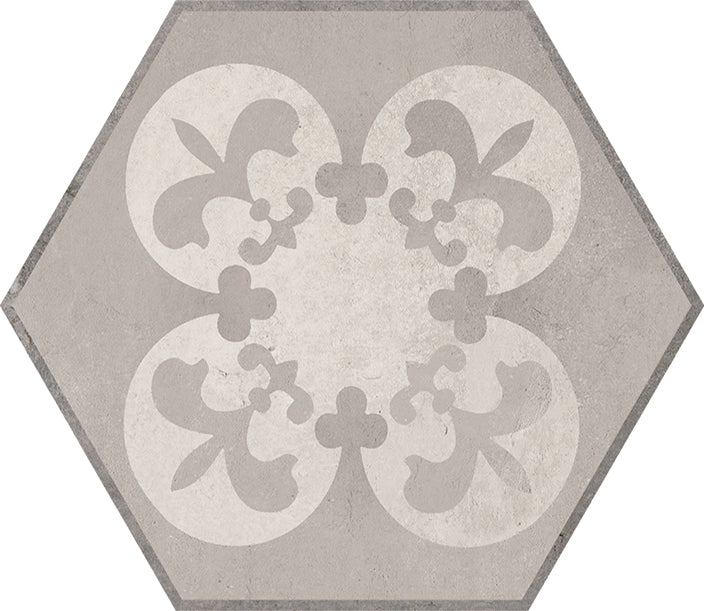 Domus Esagonale Decori - Gres Porcellanato Effetto Cementina Esagonale 40x35 Naturale - Image 6