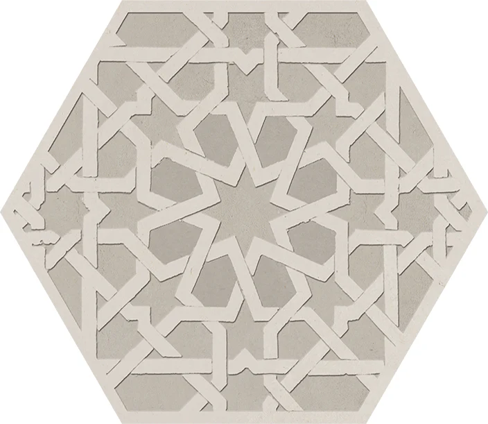 Domus Esagonale Decori - Gres Porcellanato Effetto Cementina Esagonale 40x35 Naturale - Image 7