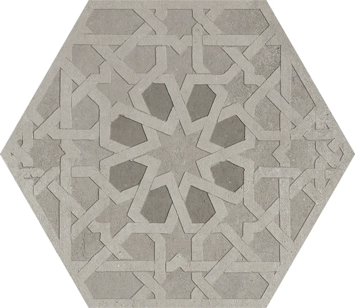 Domus Esagonale Decori - Gres Porcellanato Effetto Cementina Esagonale 40x35 Naturale - Image 8