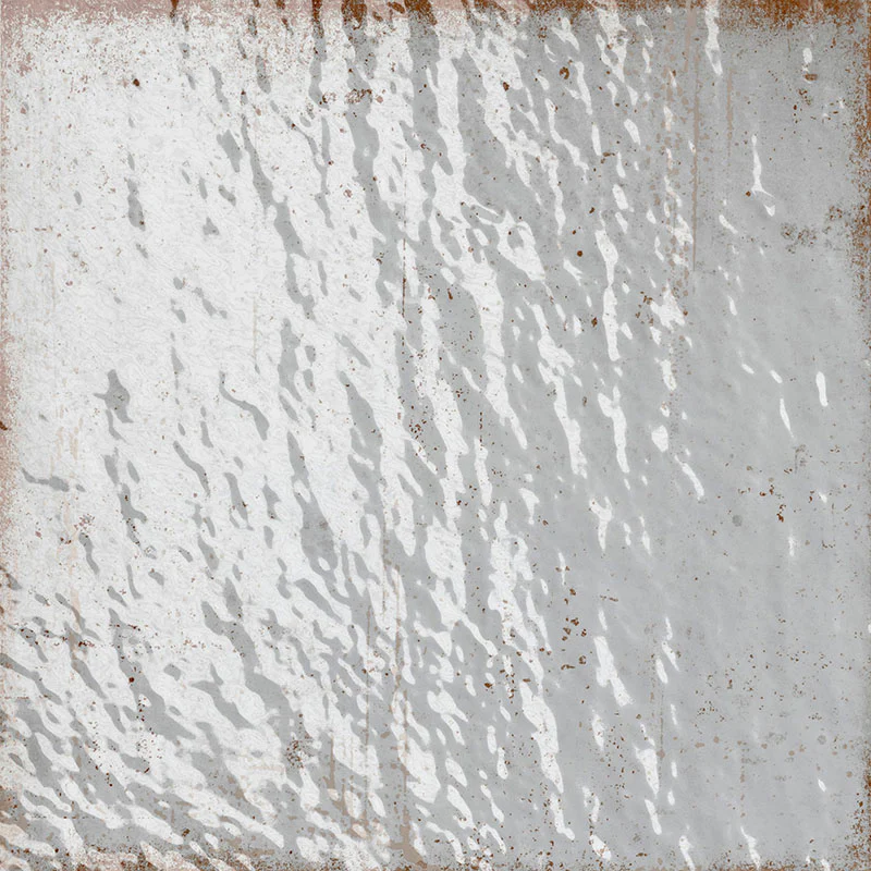 Grunge Bianco - Gres Lucido in Stile Vintage 21x21 - Image 2