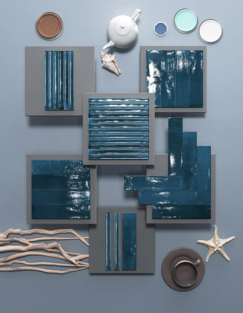 Home Navy Brick - Gres Porcellanato Effetto Creta Smaltata 6x25 - Image 6