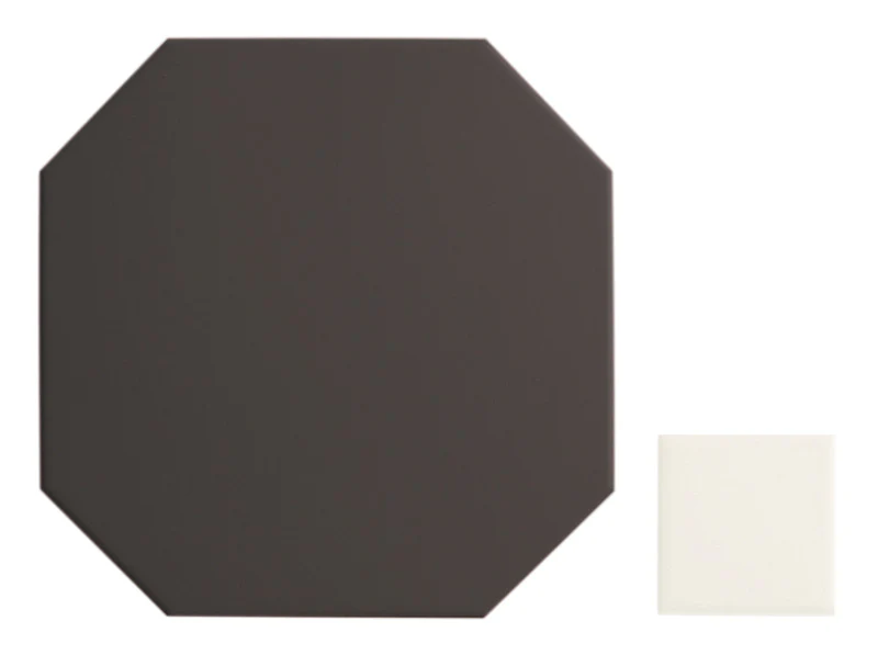 Imperiale Black - Gres Ottagonale con Tozzetto 15x15 - Image 2