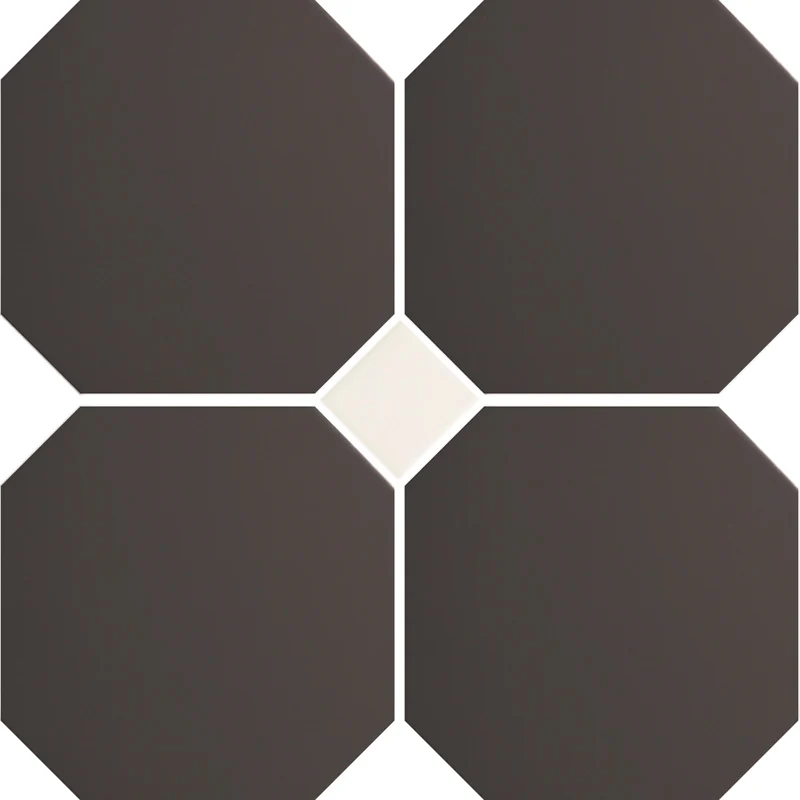 Imperiale Black - Gres Ottagonale con Tozzetto 15x15 - Image 3