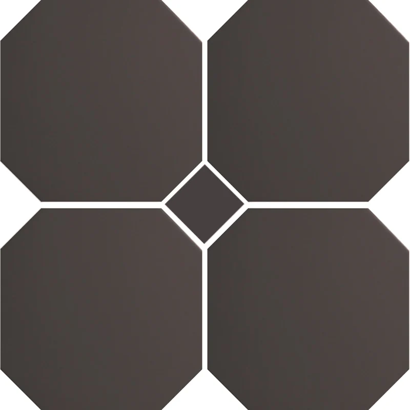 Imperiale Black - Gres Ottagonale con Tozzetto 15x15 - Image 4