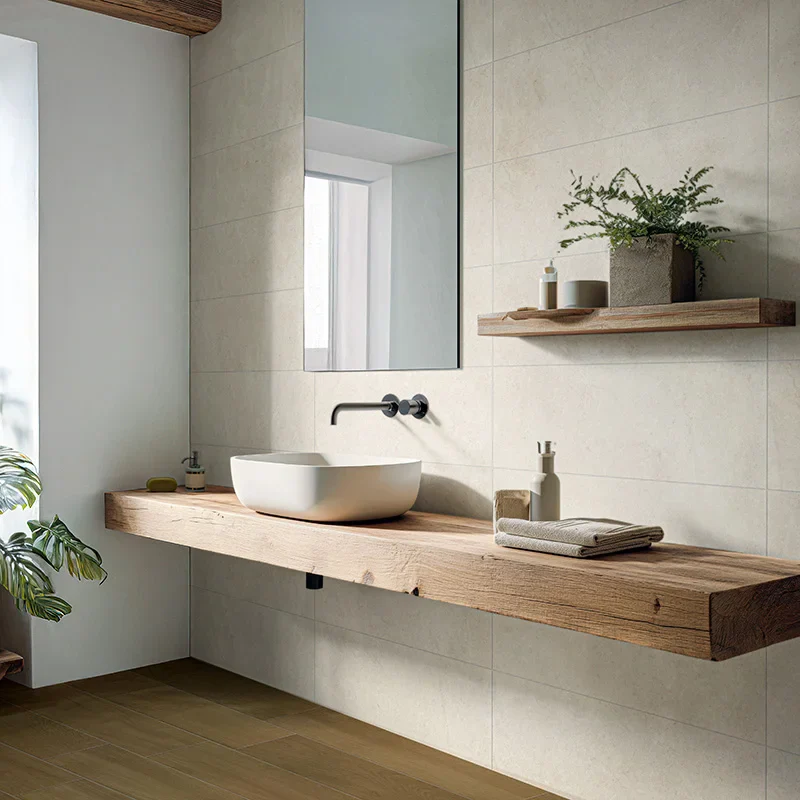 Indira Sand - Rivestimento Ceramico Effetto Pietra 33x100
