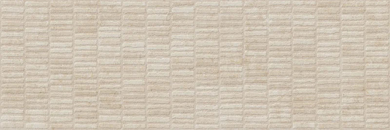 Indira Texture Cream - Rivestimento Ceramico Effetto Mosaico 33x100 - Image 3