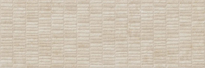 Indira Texture Cream - Rivestimento Ceramico Effetto Mosaico 33x100 - Image 4