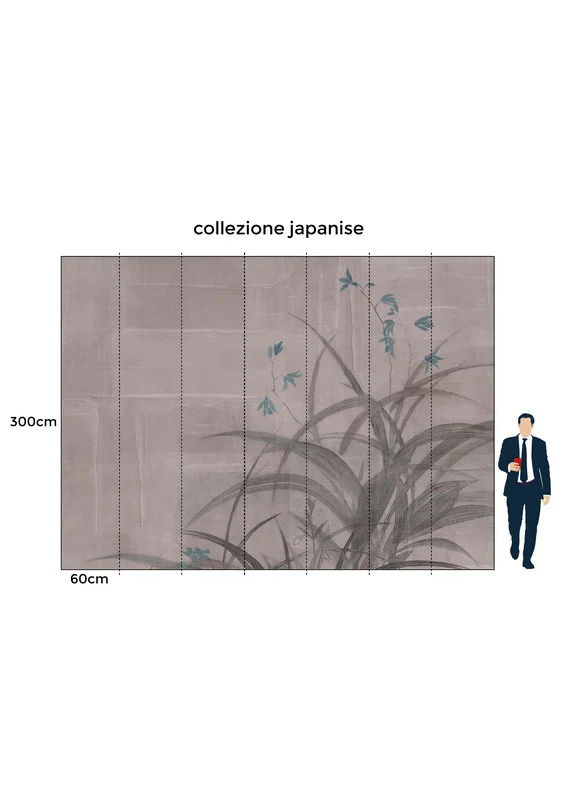 Japanese Muave - Carta da Parati di Design Floreale - Image 3