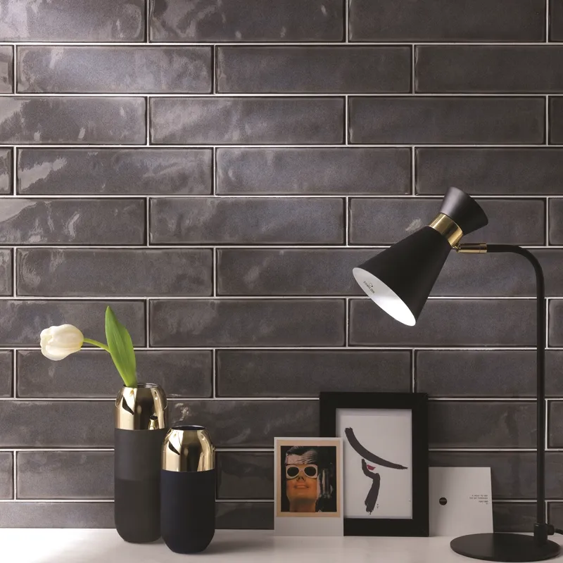 Karma Brick Fumo – Rivestimento Ceramico Effetto Mattoncino 7x30