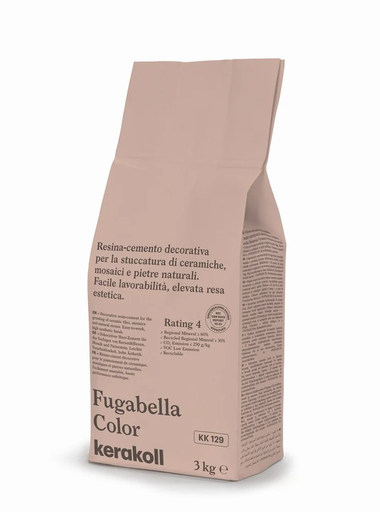 Kerakoll Fugabella Color KK 129 - Stucco per piastrelle colorato Rosa