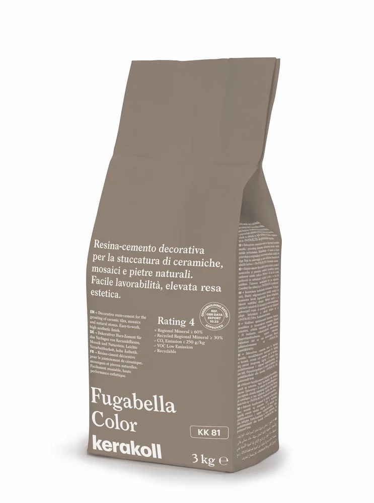 Kerakoll Fugabella Color KK 81 - Stucco per piastrelle colorato Grigio