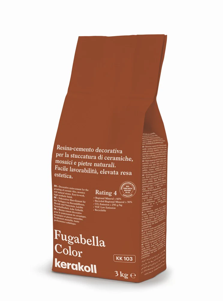 Kerakoll Fugabella Color KK 103 - Stucco per piastrelle colorato Rosso Rame