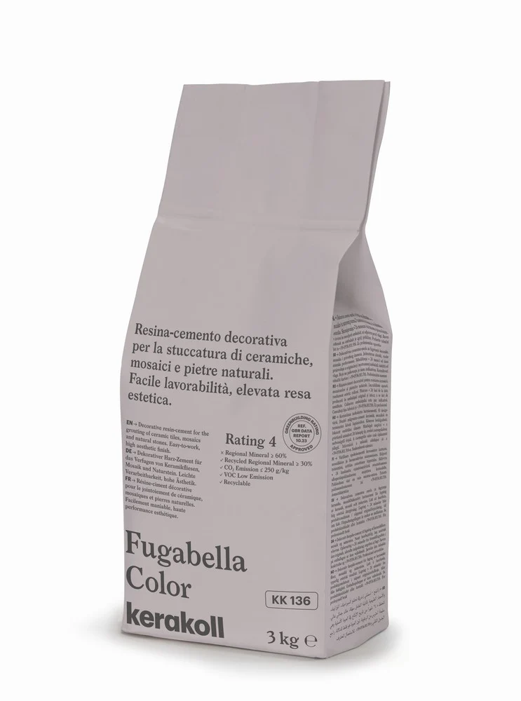 Kerakoll Fugabella Color KK 136 - Stucco per piastrelle colorato Rosa Chiaro