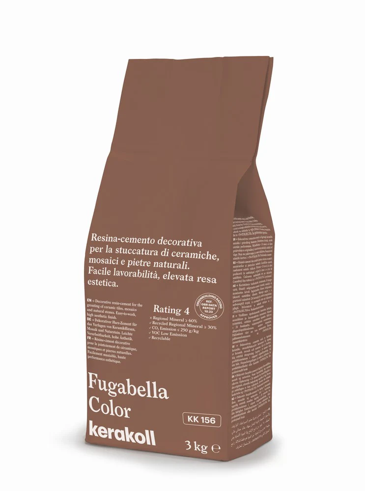 Kerakoll Fugabella Color KK 156 - Stucco per piastrelle colorato Marrone