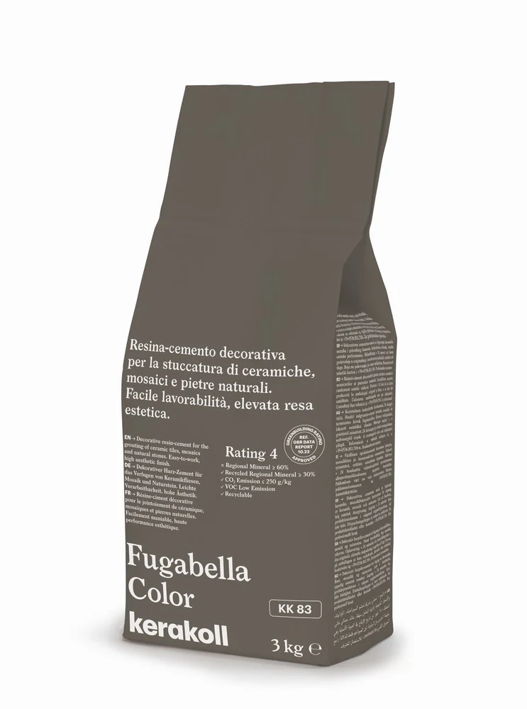 Kerakoll Fugabella Color KK 83 - Stucco per piastrelle colorato Grigio Tortora