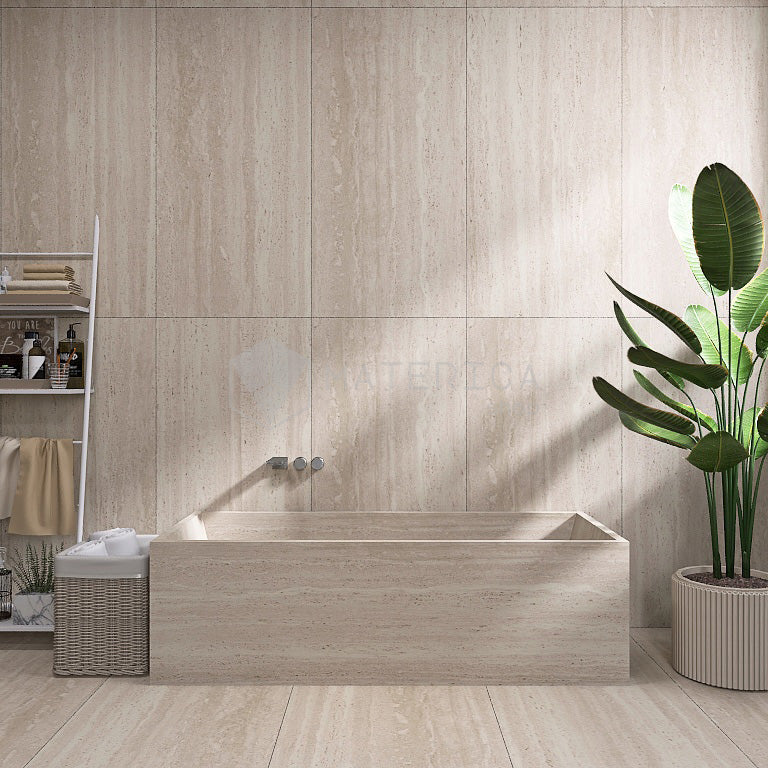 La Geoteca Travertino Ivory Vein - Gres Porcellanato Effetto Pietra Naturale 60x120