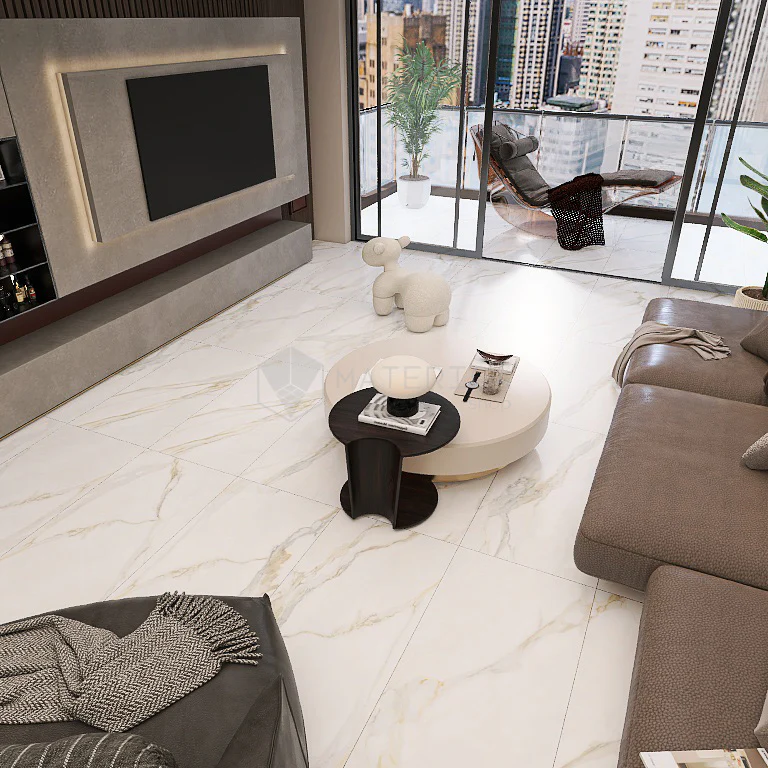 La Marmoteca Calacatta Elegance Nat. Ptech - Gres Effetto Marmo Opaco 60x120