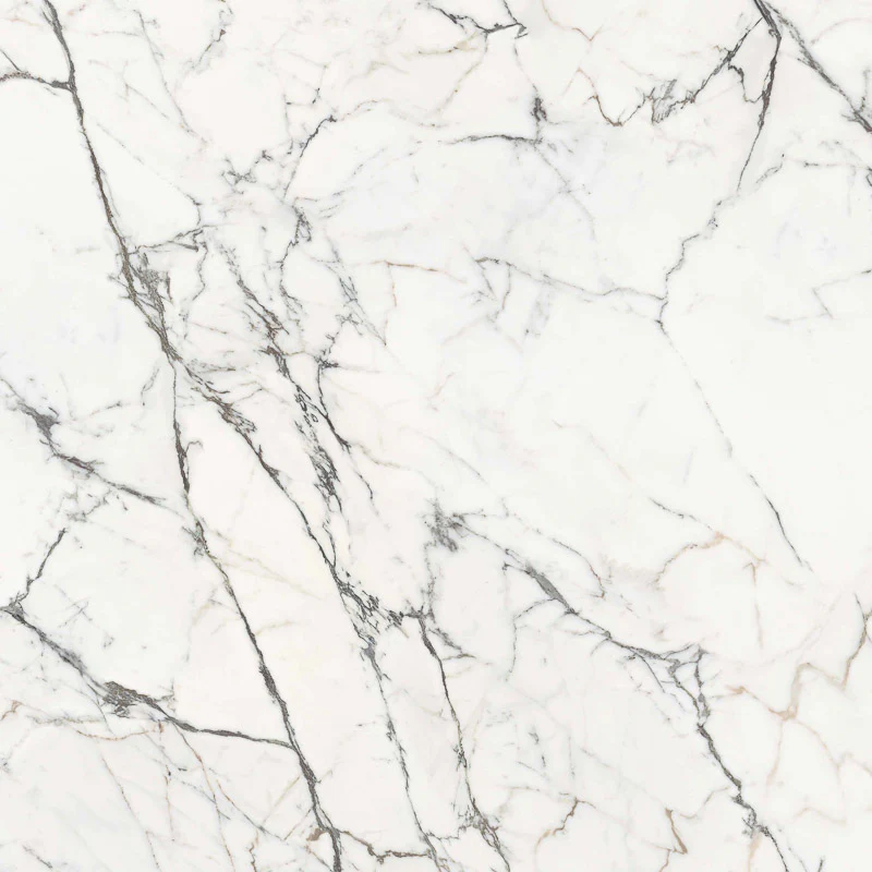 La Marmoteca Statuario Spider Lux3D - Gres Porcellanato Effetto Marmo lucido 120x120 - Image 4