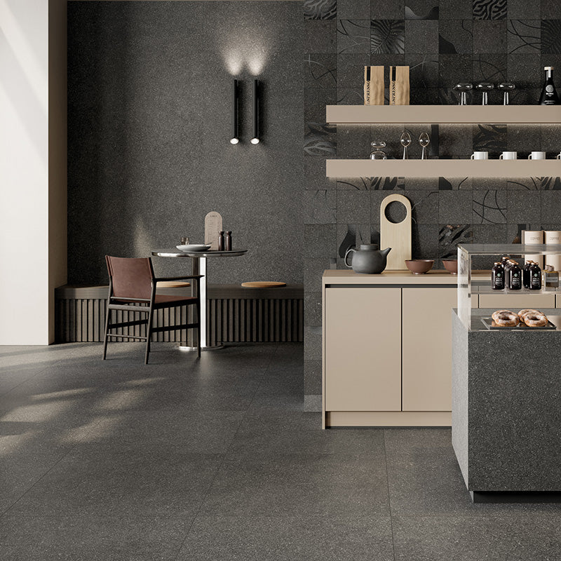 Lavica Anthracite R10 - Gres effetto pietra lavica 60x120 rettificato